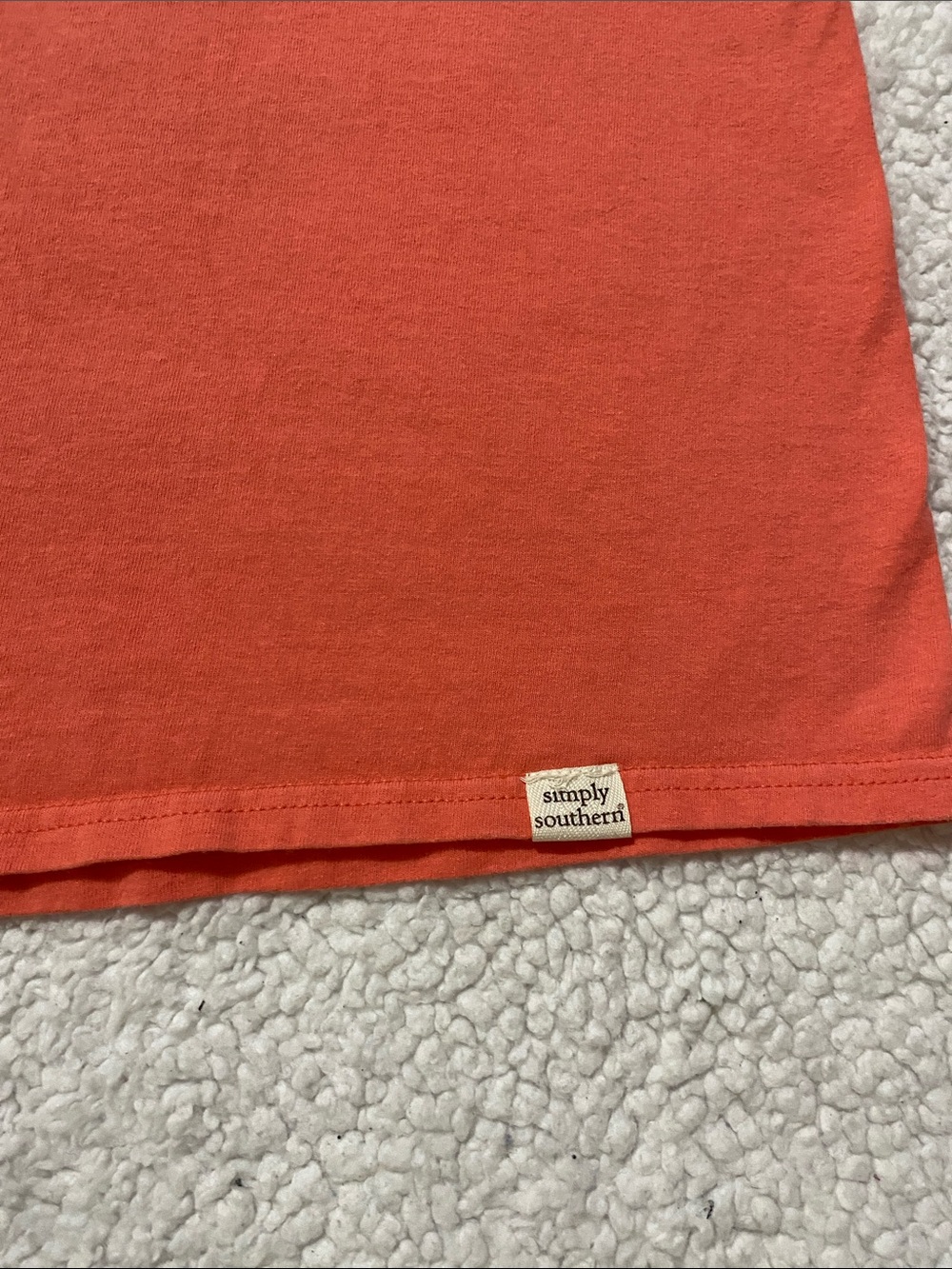 Simply Southern women’s size large Coral Short-sleeve shirt - Picture 4 of 16